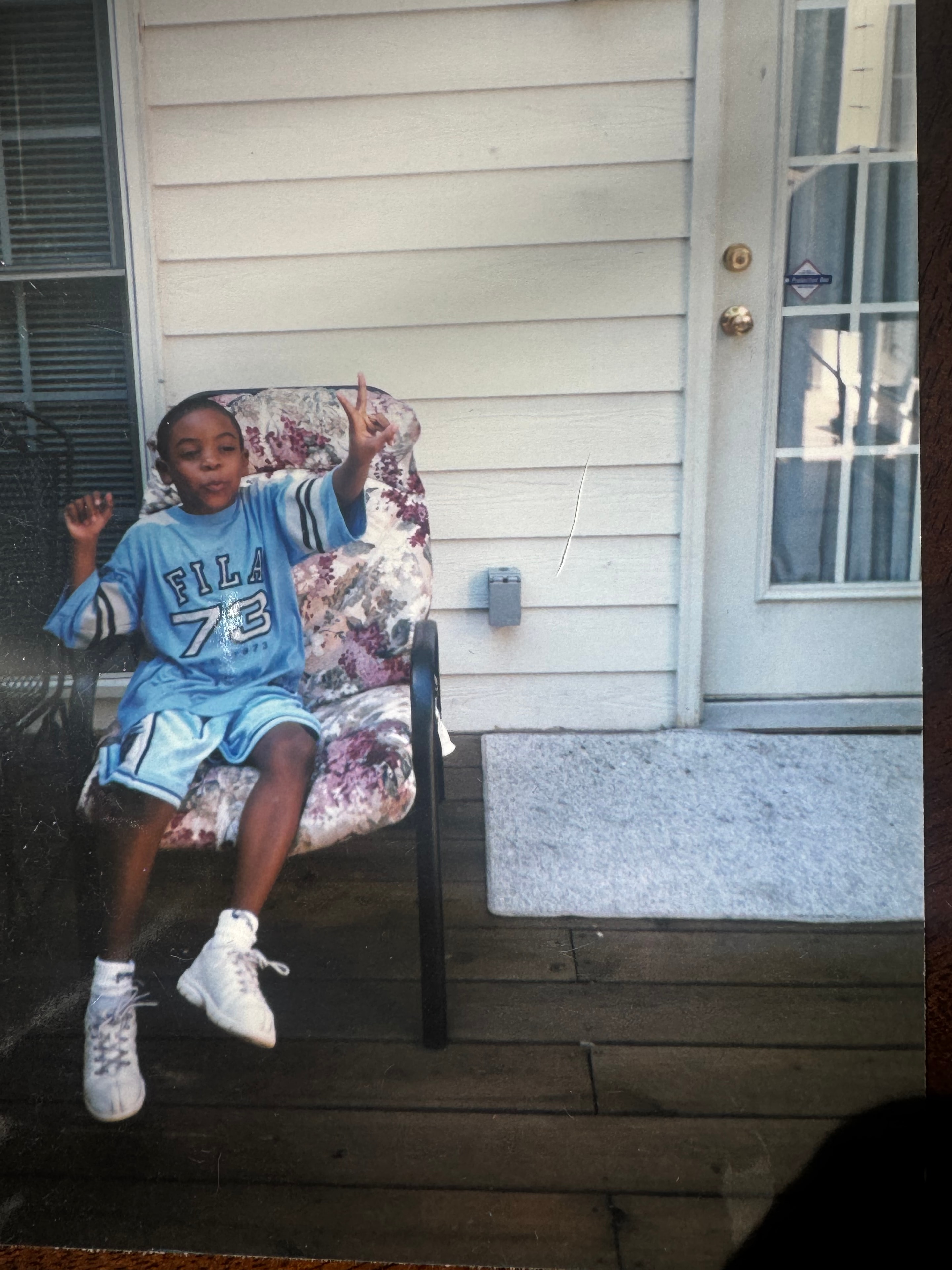 Anthony as a child in Atlanta